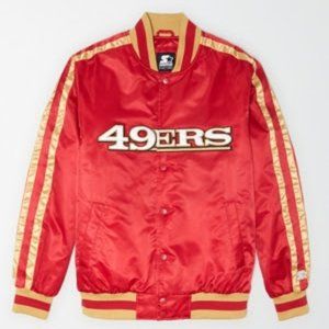 RARE! SUPER BOWL! Starter Men's San Francisco 49ers Varsity Vintage Style Jacket